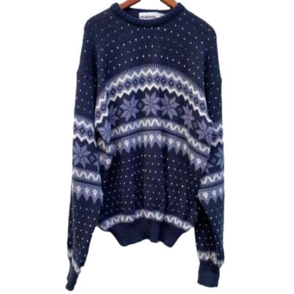 Vintage McGregor Acrylic Fair Isle Sweater - Picture 1 of 7